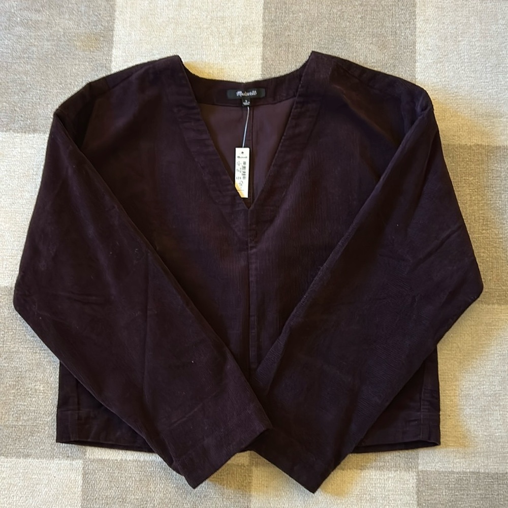 NWT Madewell corduroy shirt